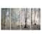 Designart - Dark Morning in Forest Panorama - Landscape Canvas Art Print